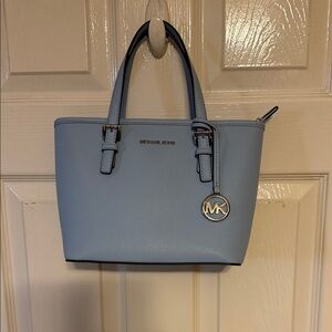 Michael Kors Sky Blue Tote Bag